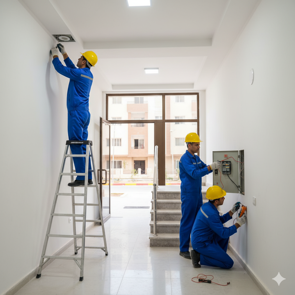 صيانة الكهرباء والإضاءة