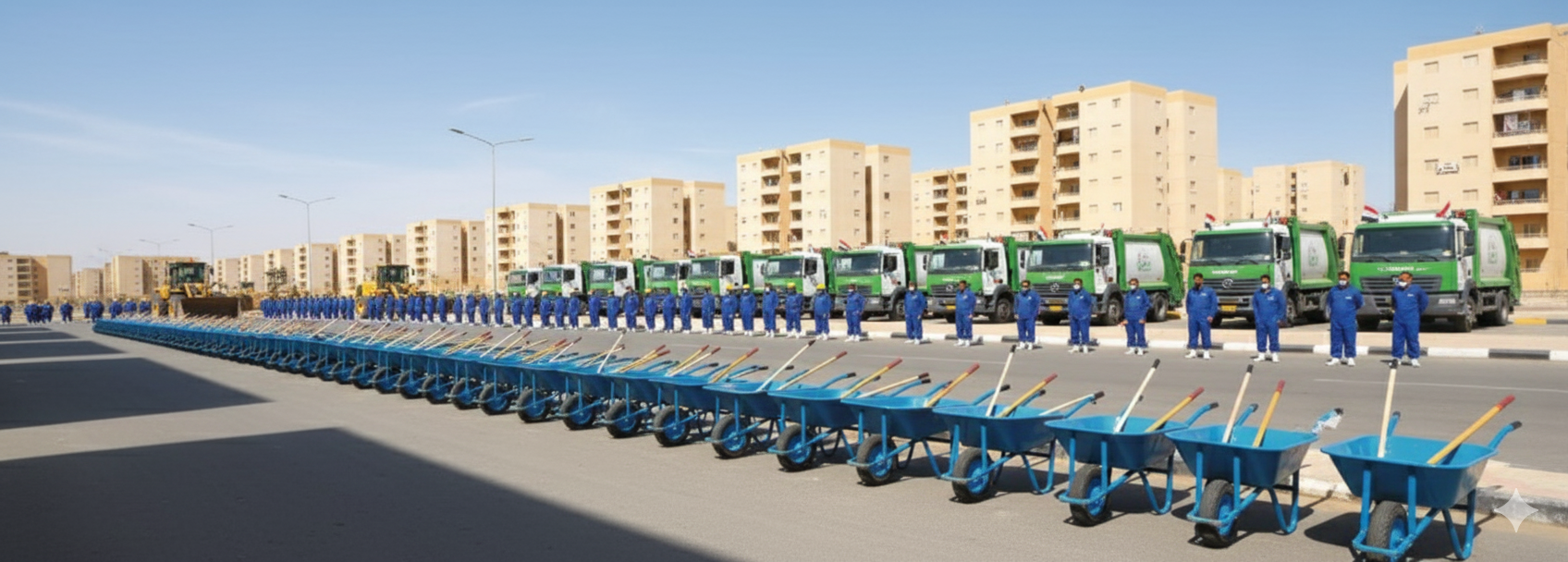 المعدات الثقيلة والآليات المتخصصة للنظافة