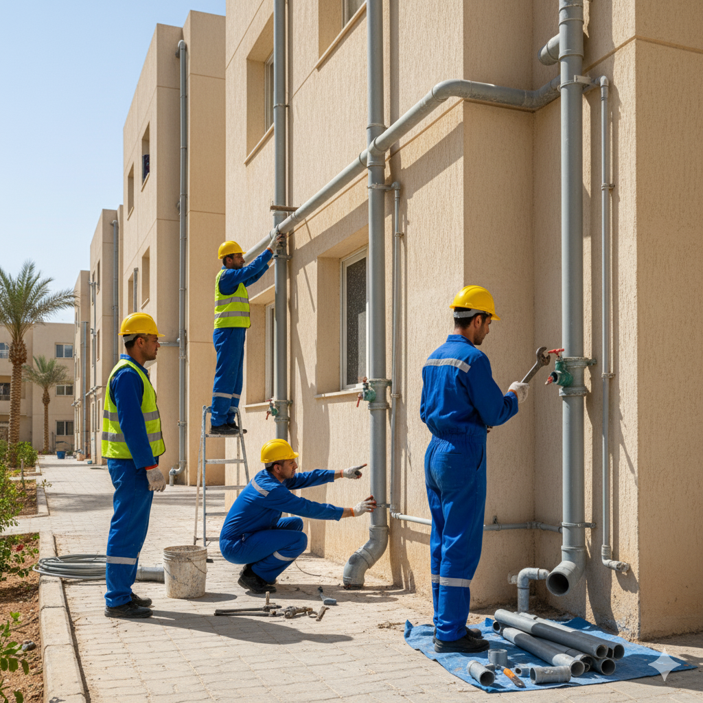صيانة مواسير المياه